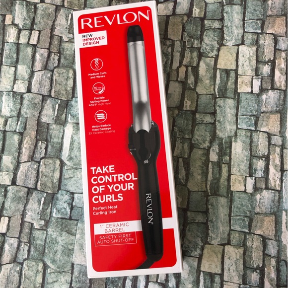 Revlon 1” Ceramic Barrel Curling Iron - Picture 1 of 6